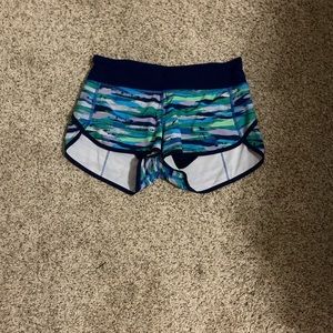 Patterned Lululemon shorts